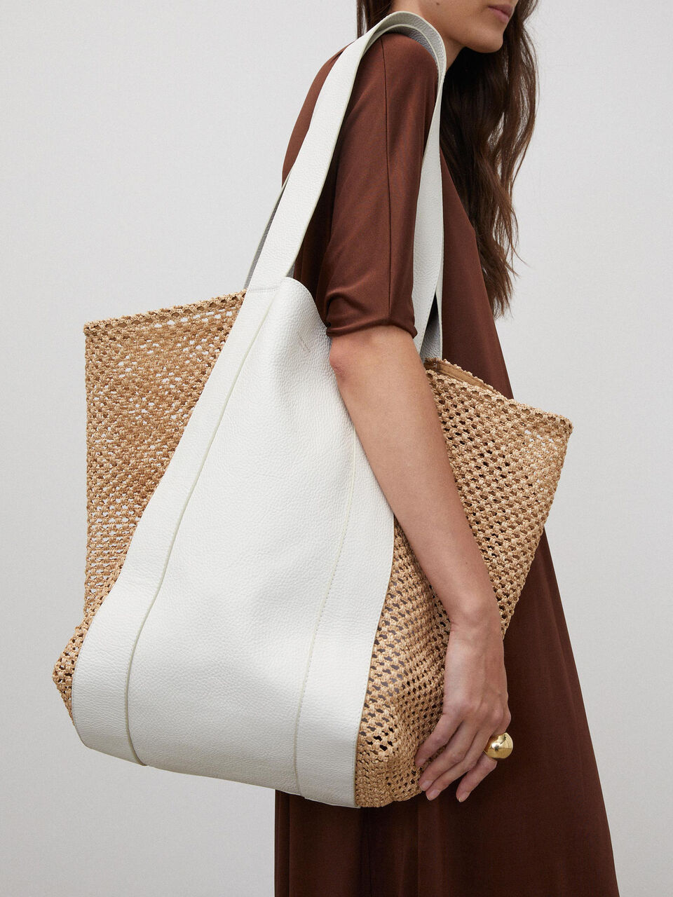 Denila leather tote Denila leather tote