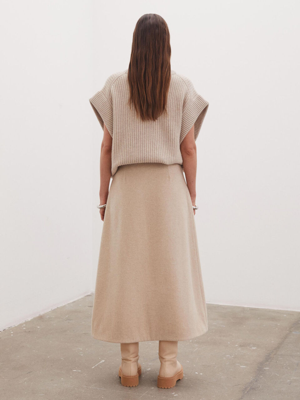 Angello wool-blend skirt Angello wool-blend skirt