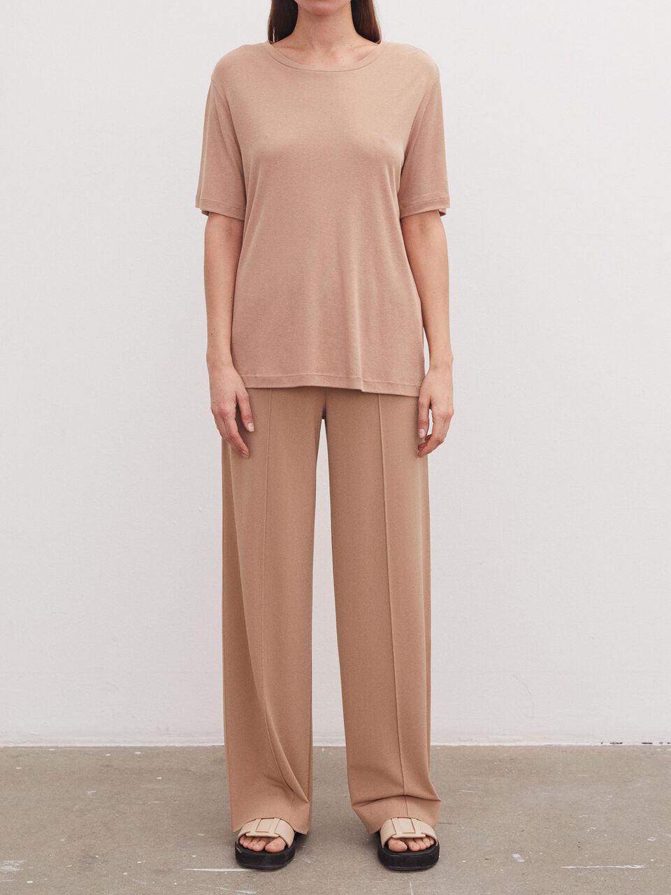 Aleah cotton-blend T-shirt Aleah cotton-blend T-shirt