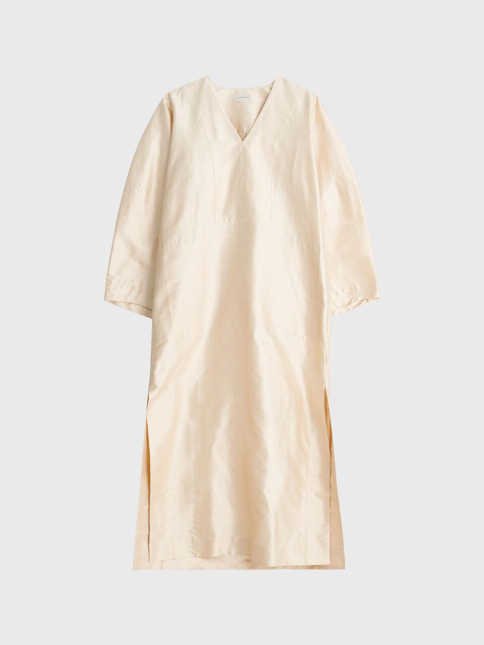 Robe col en V en soie Rossely Robe col en V en soie Rossely