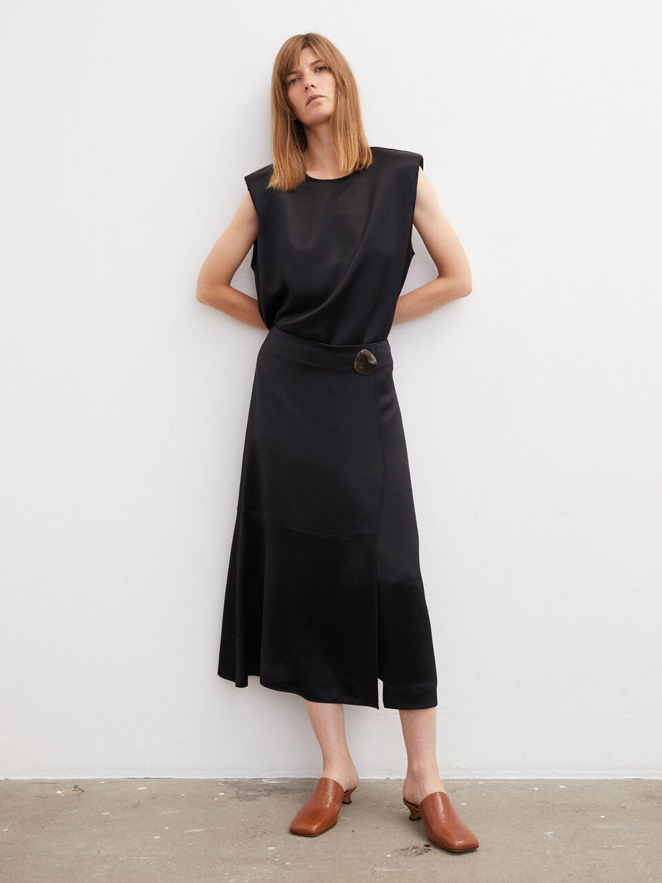 Coris wrap midi skirt Coris wrap midi skirt