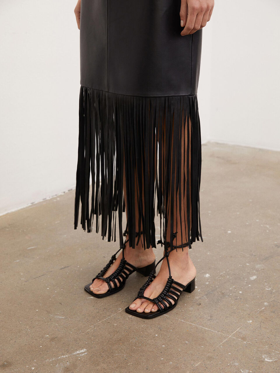 Davidia leather skirt Davidia leather skirt