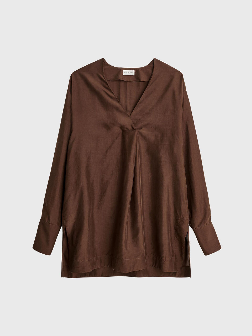 Chemise en soie recyclée Okeniah Chemise en soie recyclée Okeniah