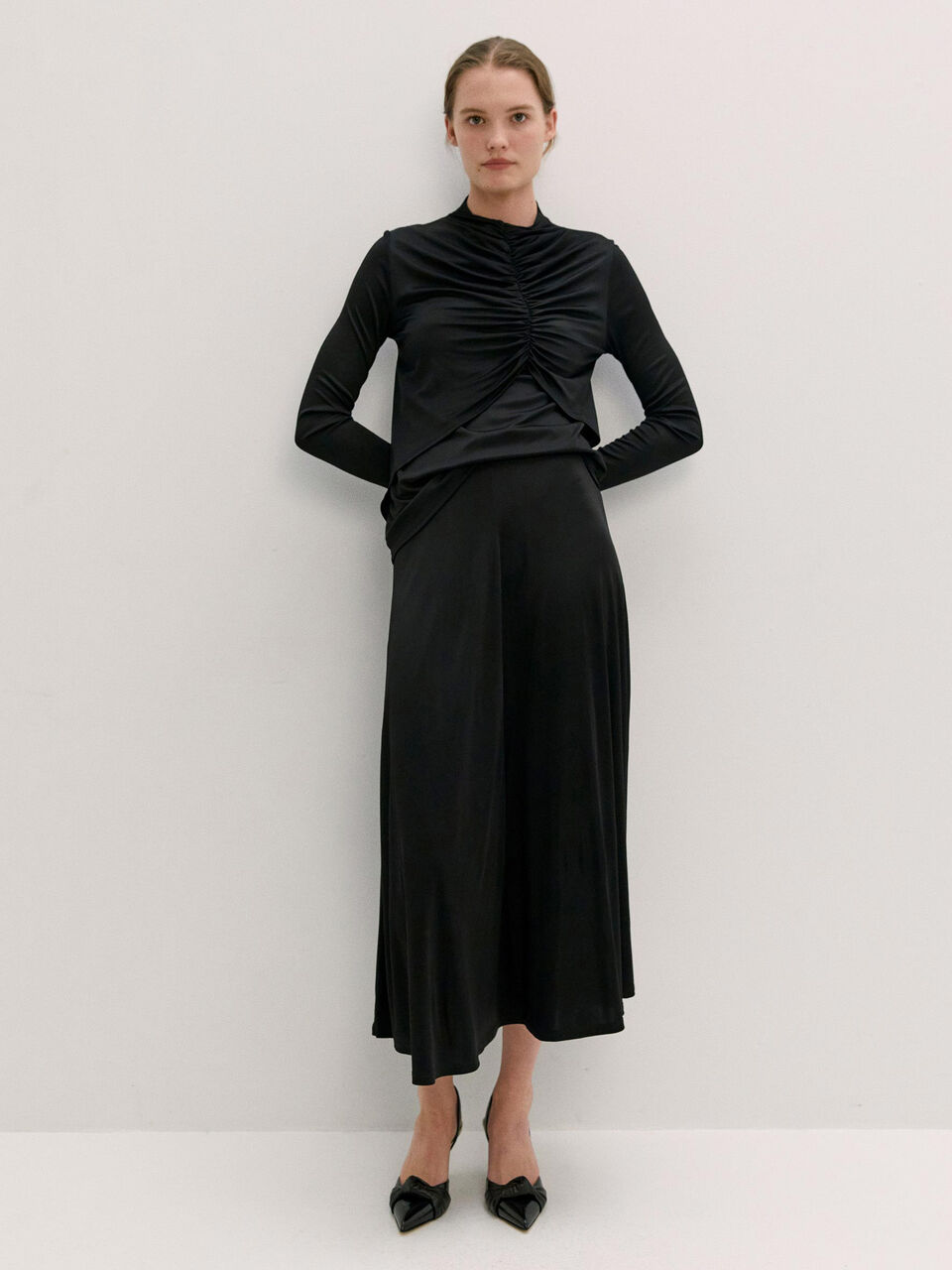 Hiandra satin top Hiandra satin top