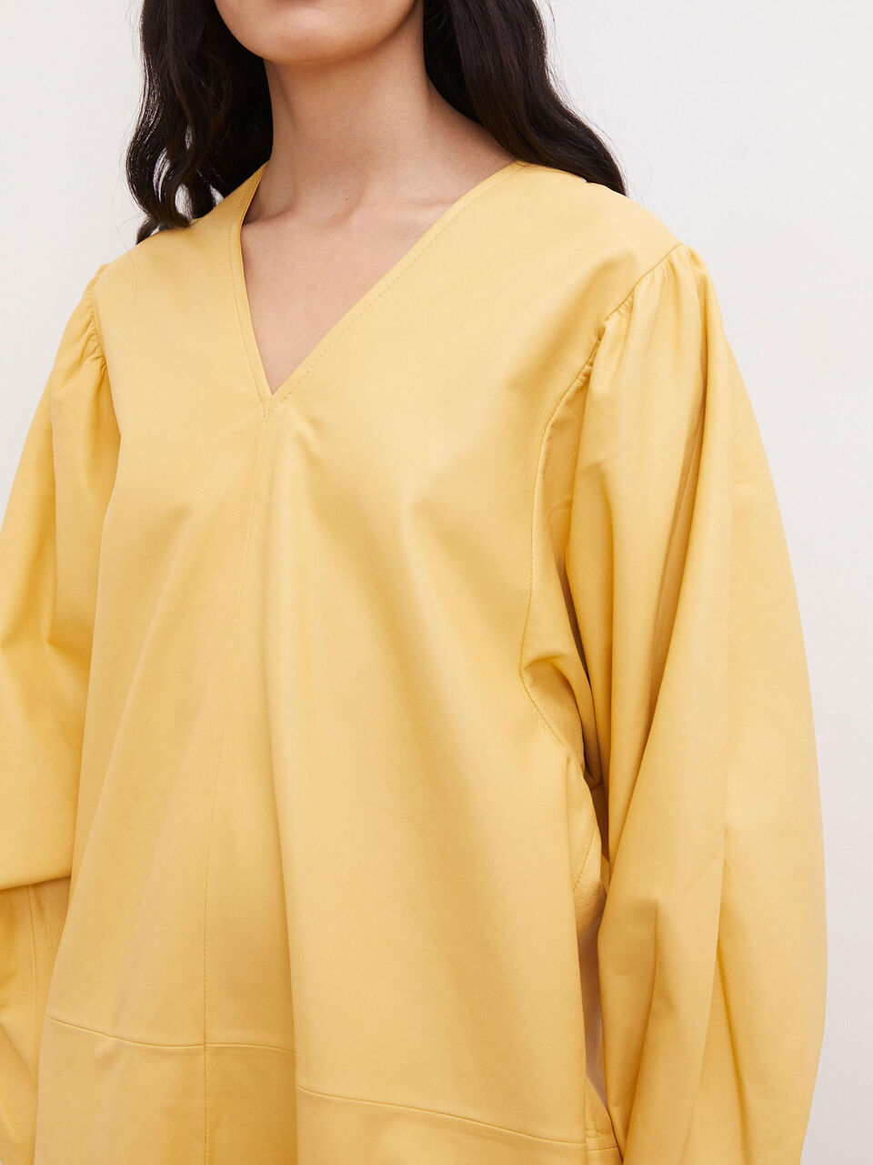 Diosma leather midi dress Diosma leather midi dress