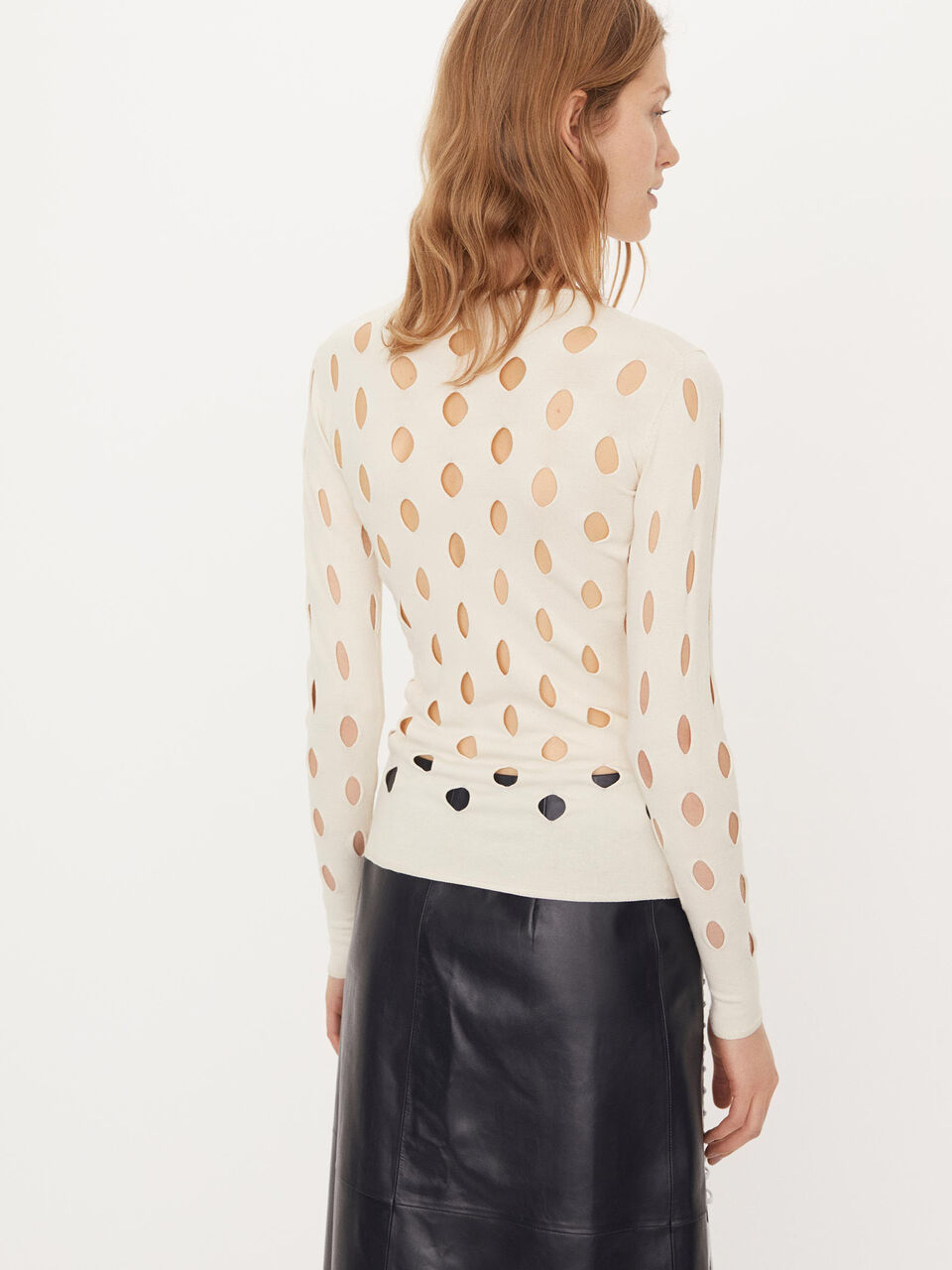 Pointelle-Pullover Pointelle-Pullover