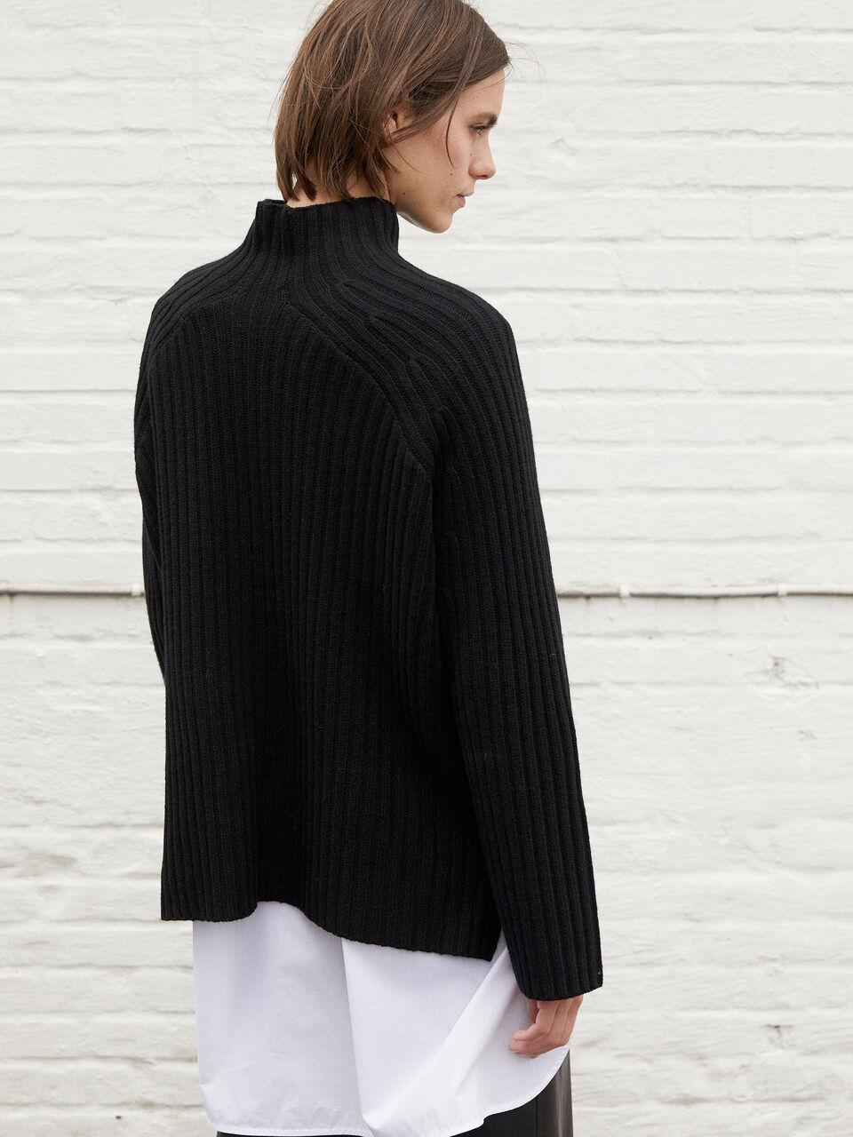 Peach knit sweater Peach knit sweater
