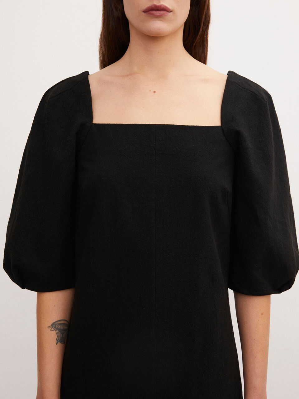 Cyne Baumwollleinen-Kleid Cyne Baumwollleinen-Kleid