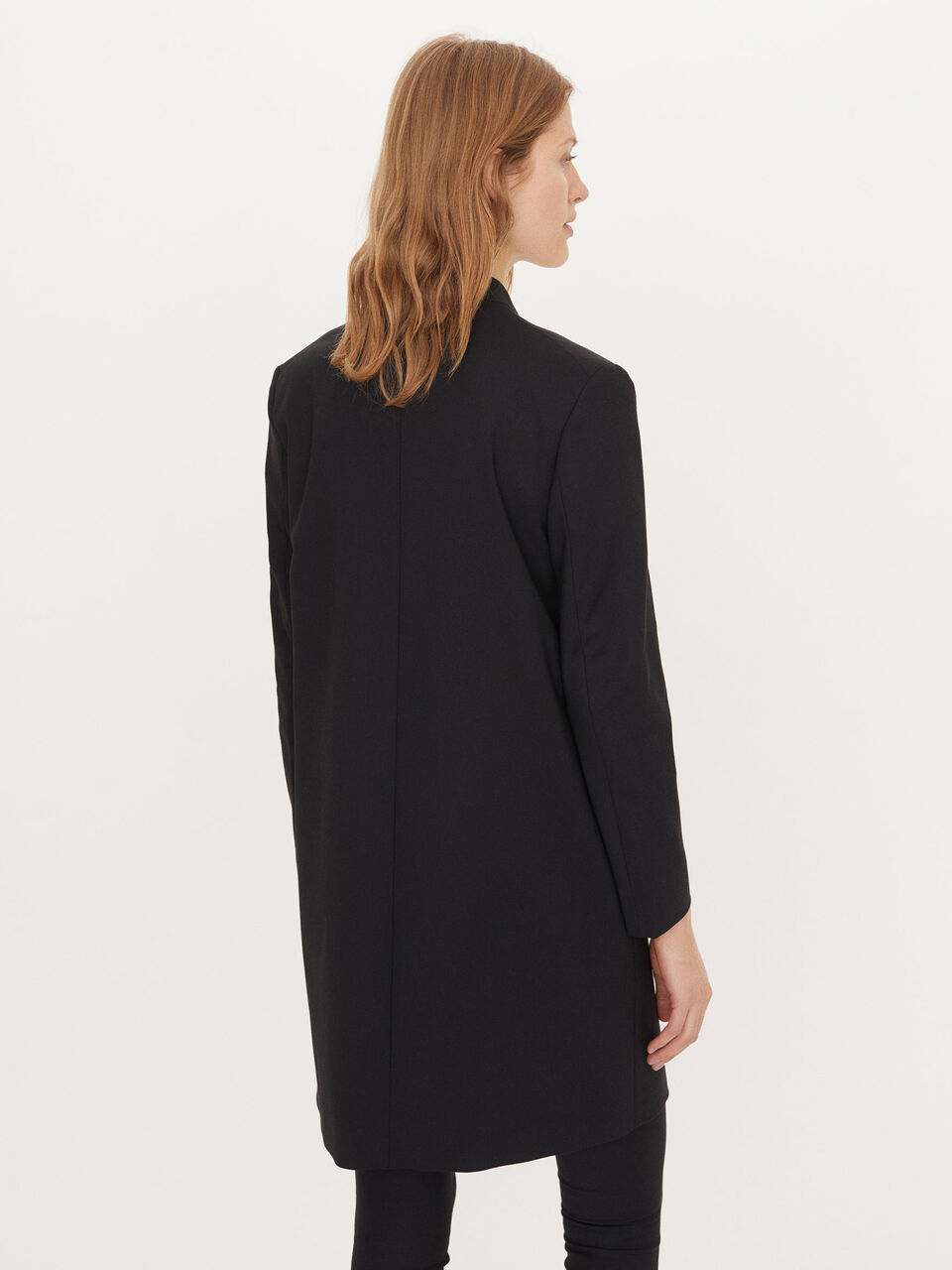 Collarless coat Collarless coat