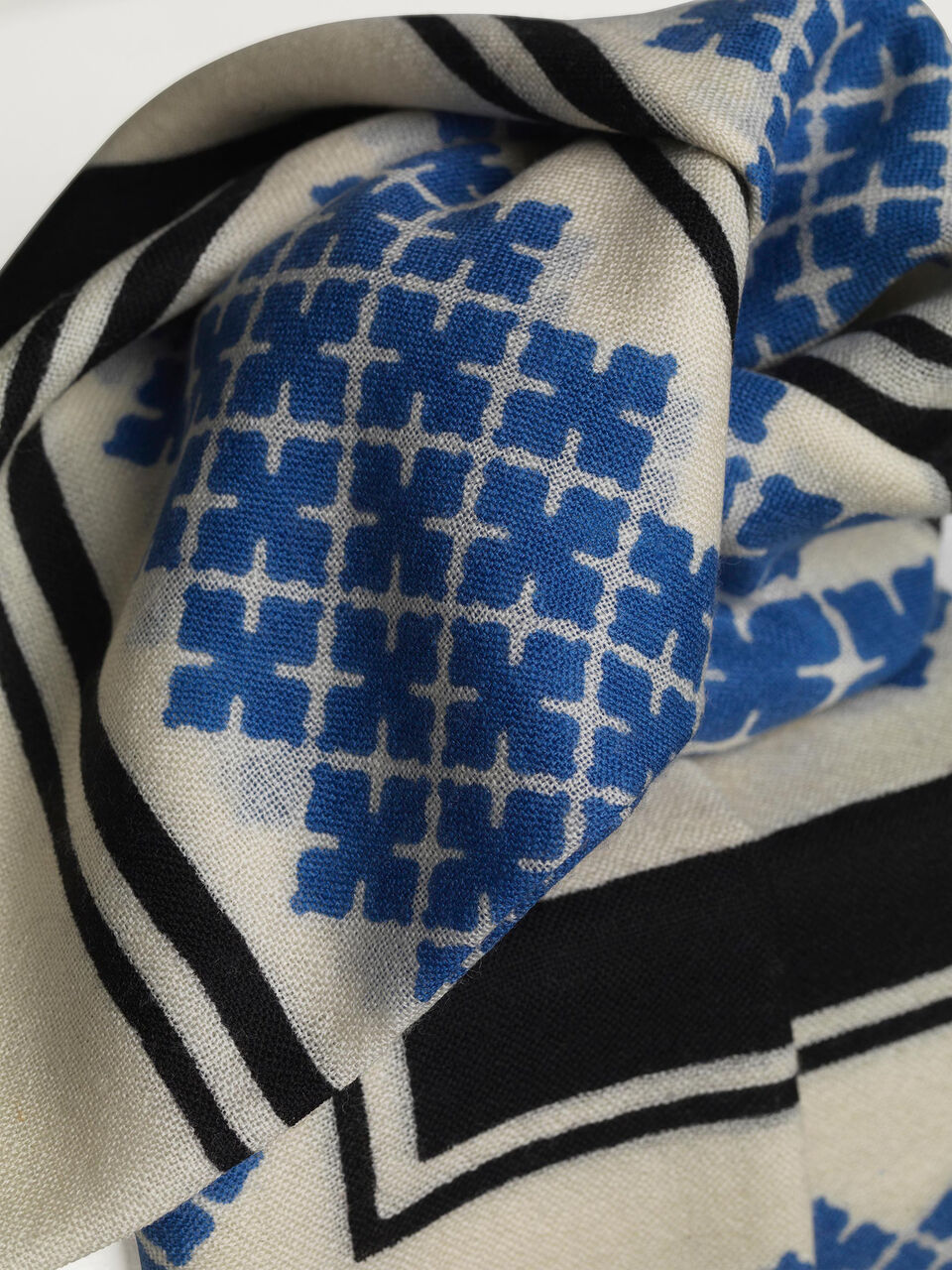 Tørklæde i twill-uld Tørklæde i twill-uld