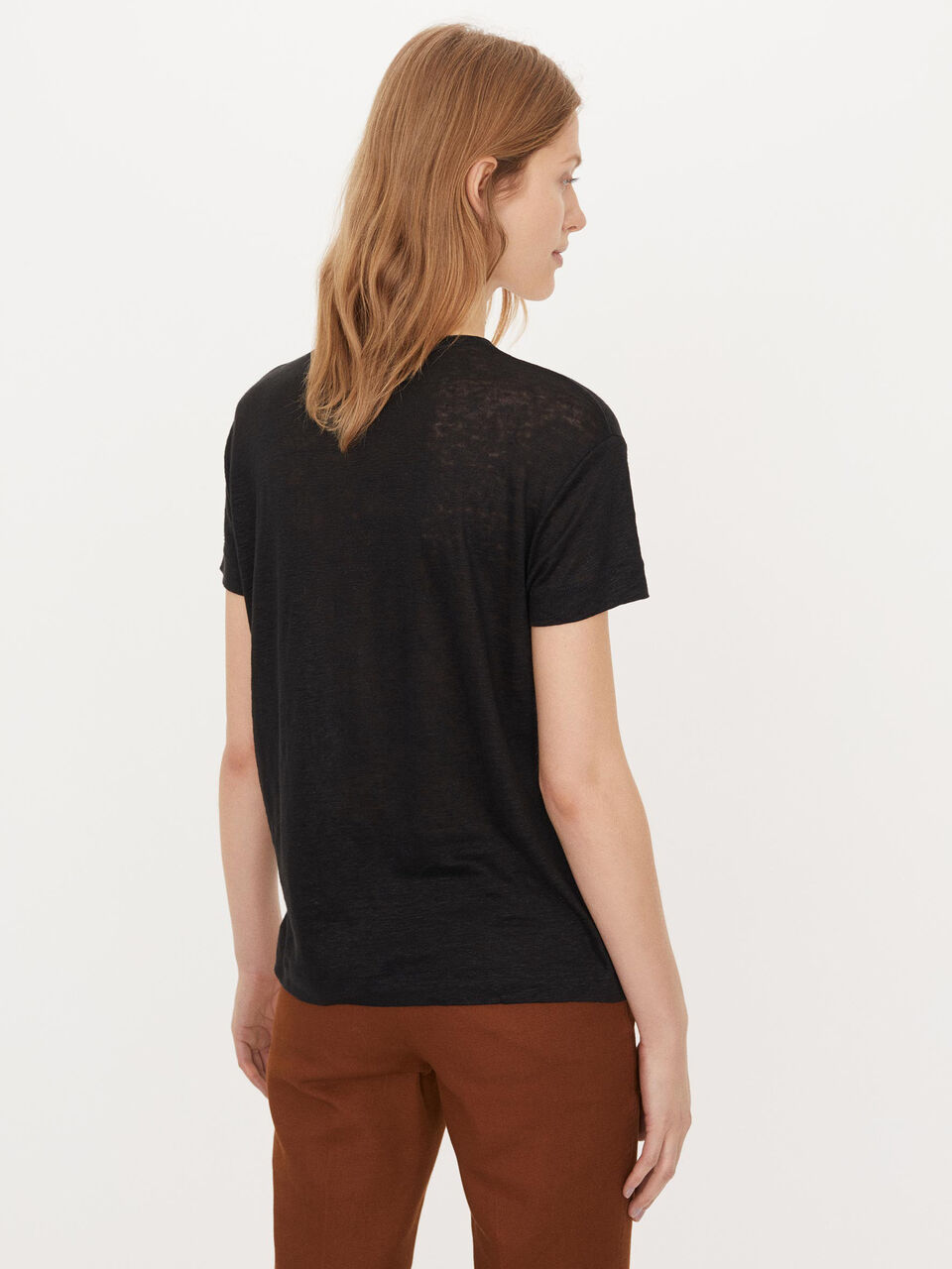 T-shirt af hør T-shirt af hør