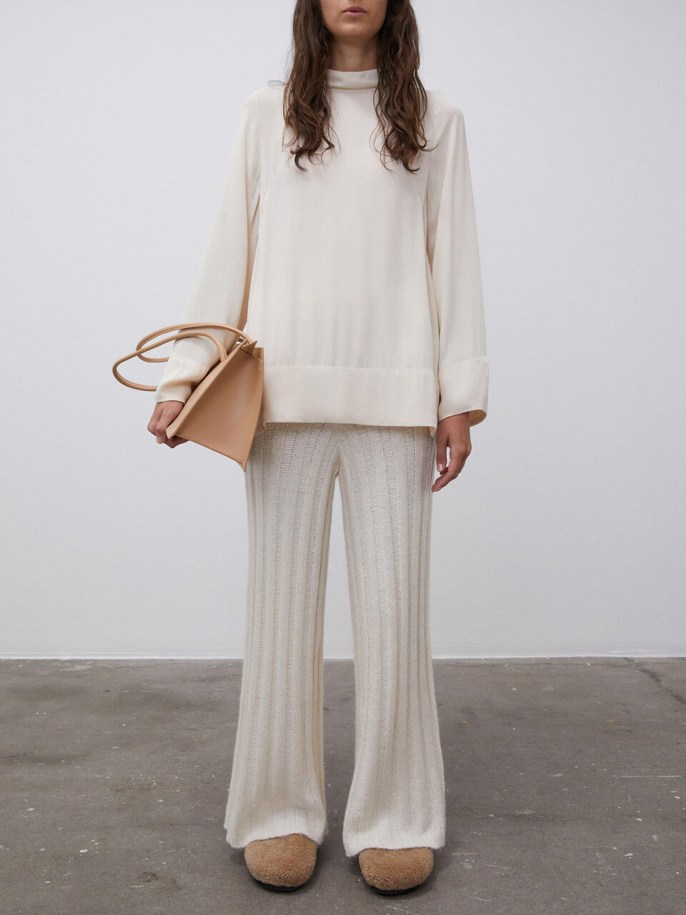 Carmamena high-neck shirt Carmamena high-neck shirt
