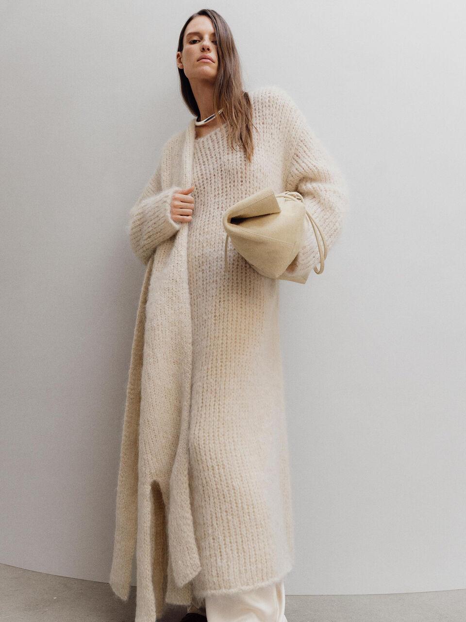 Velira mohair-blend knit dress Velira mohair-blend knit dress