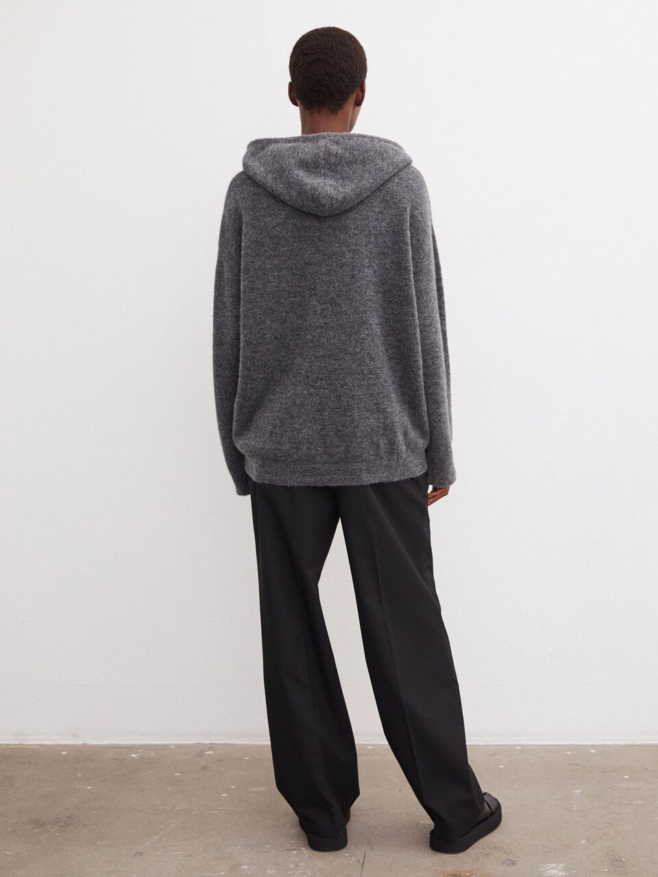Agatea wool-blend hoodie Agatea wool-blend hoodie