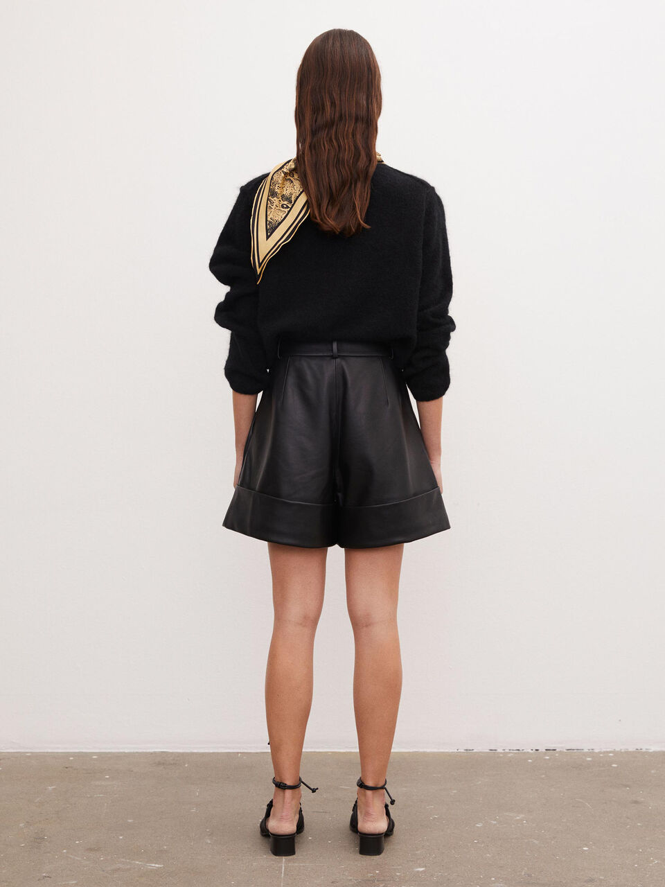 Damapanae leather shorts Damapanae leather shorts