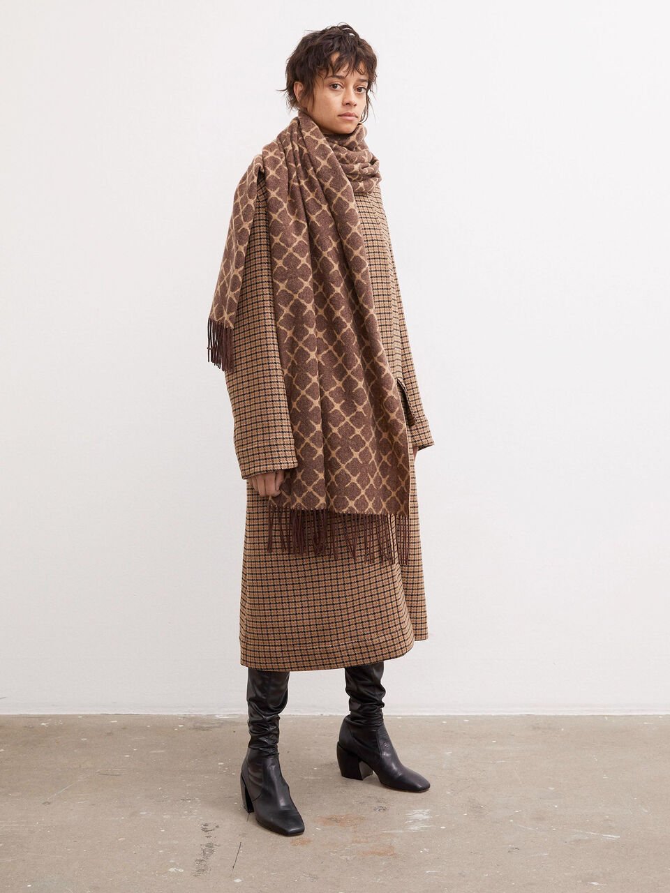 Ortega cashmere-blend scarf Ortega cashmere-blend scarf
