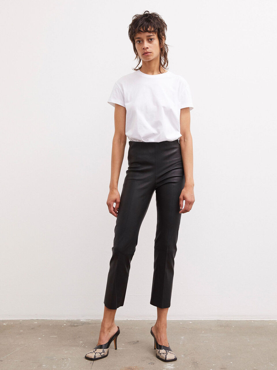 Pantalon en cuir Florentina Pantalon en cuir Florentina