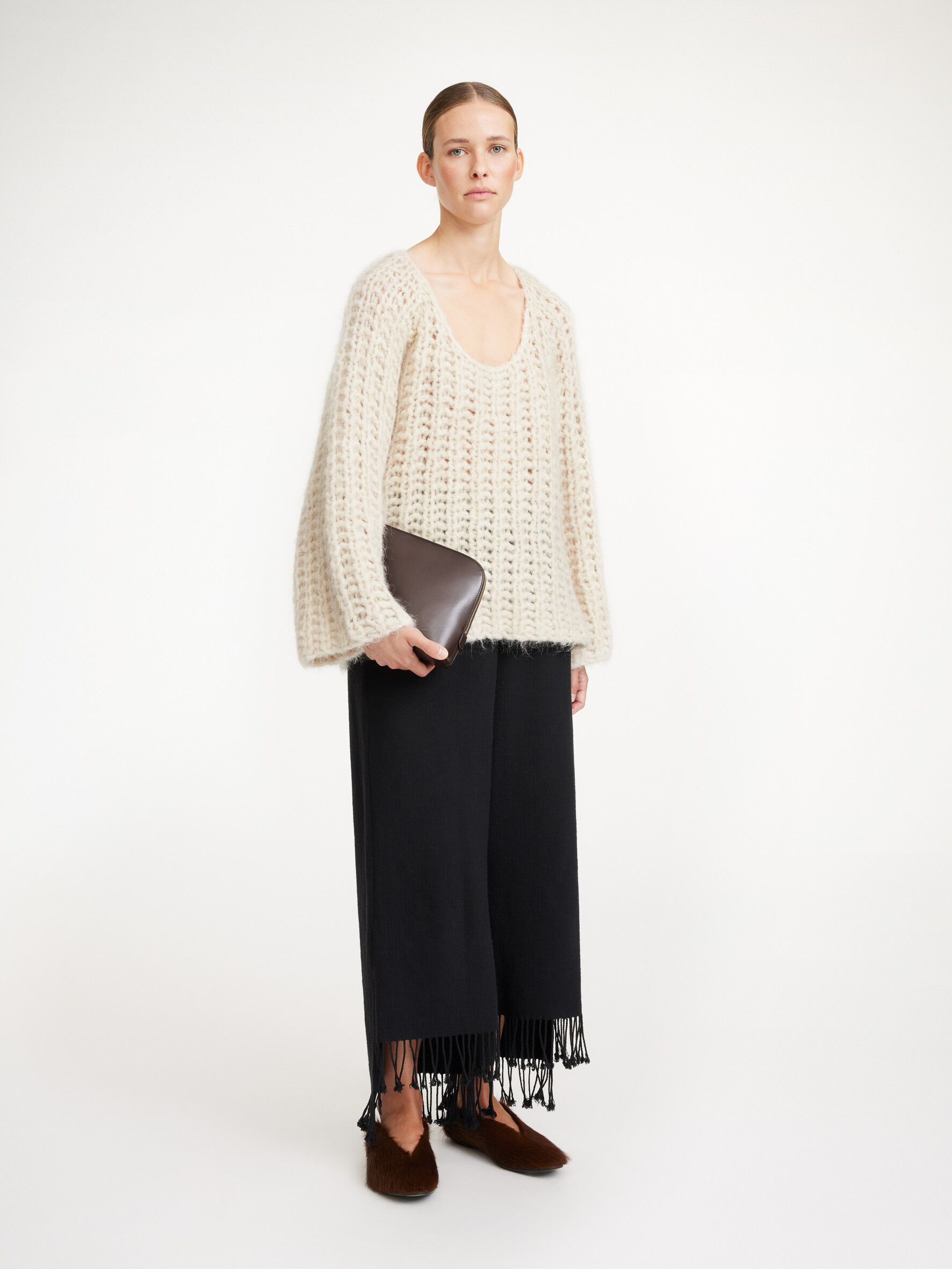 Wool blend sweater best sale