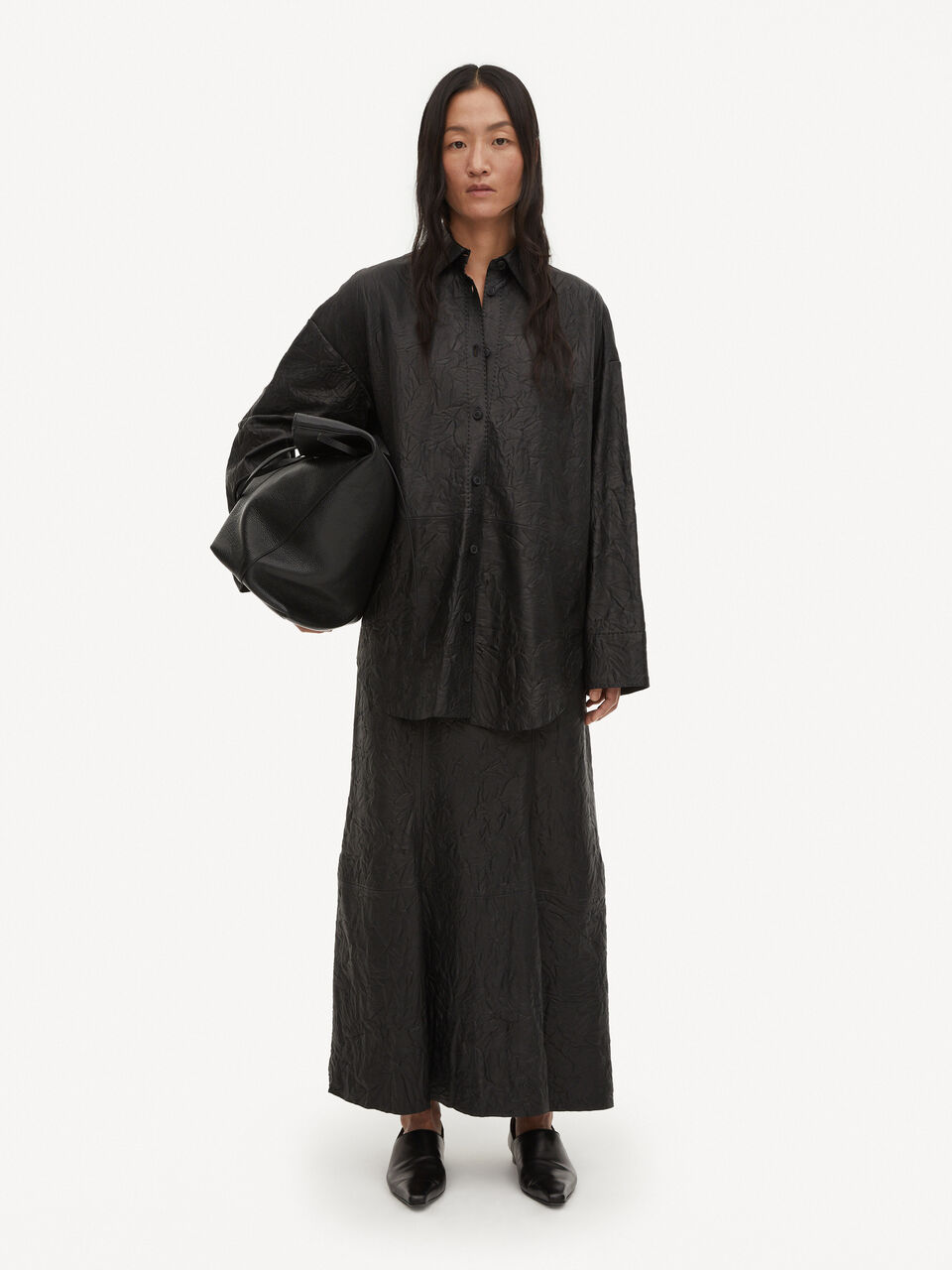 Floela leather maxi skirt Floela leather maxi skirt