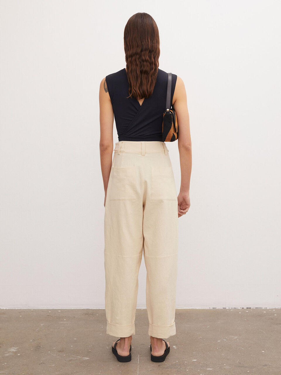 Olax cotton-linen trousers Olax cotton-linen trousers