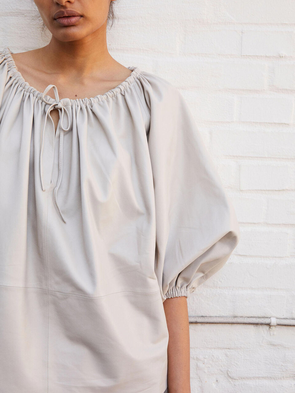 Deltaria leather shirt Deltaria leather shirt