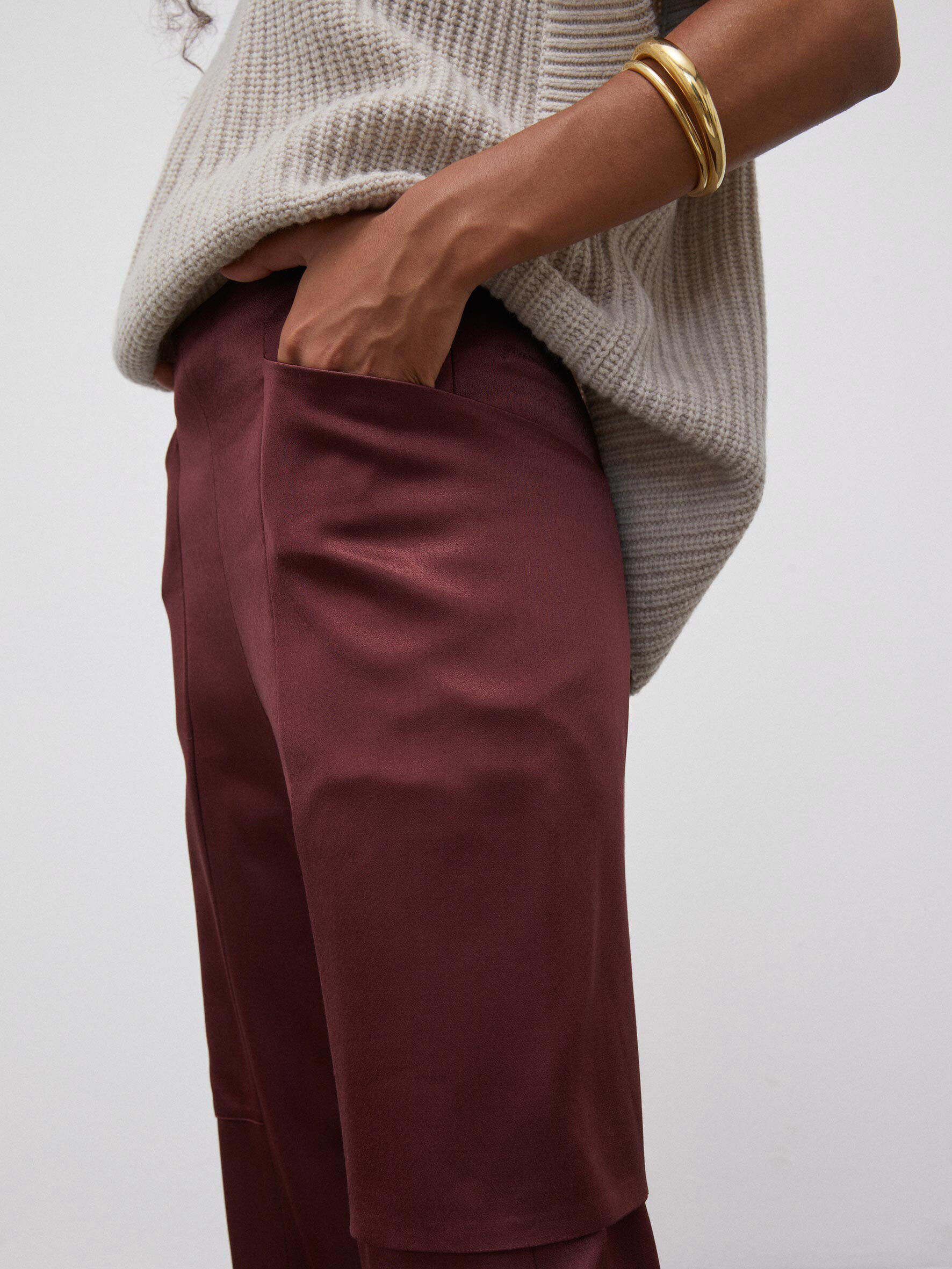 Evilia Mid-Waist Hose - Hosen und röcke 