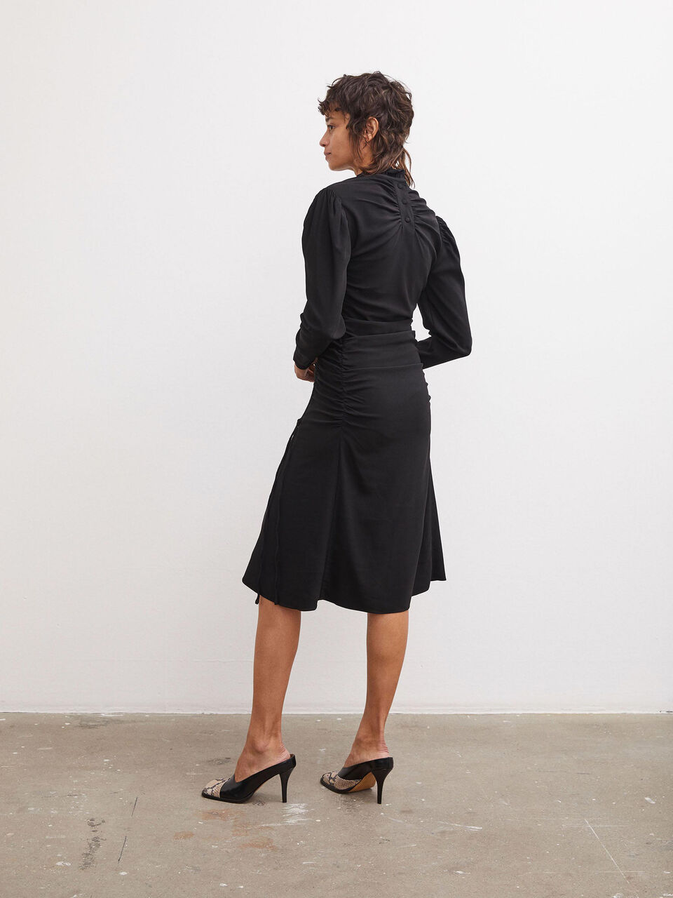 Calini Kleid mit Raffungen Calini Kleid mit Raffungen