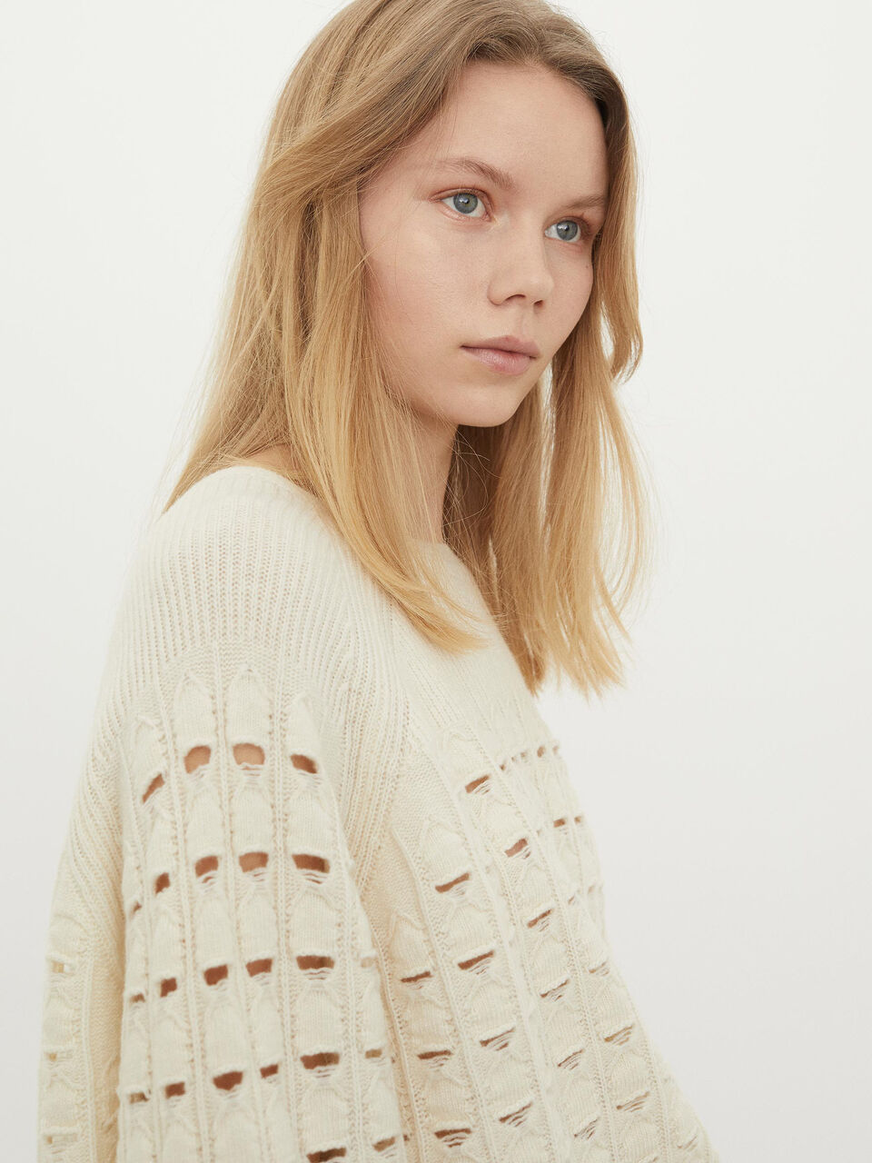 Pointelle-Pullover Pointelle-Pullover