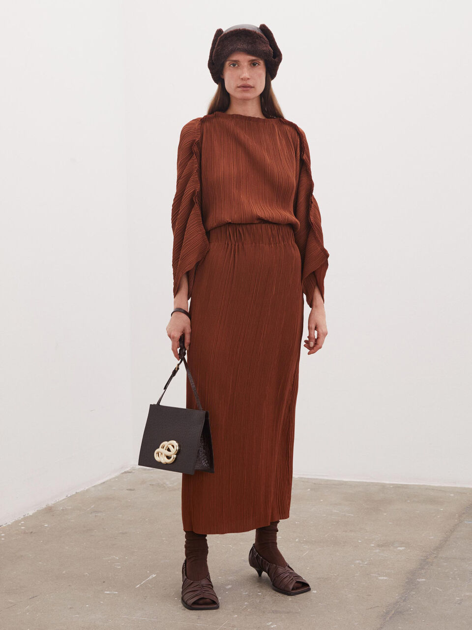 Remano plissé maxi skirt Remano plissé maxi skirt
