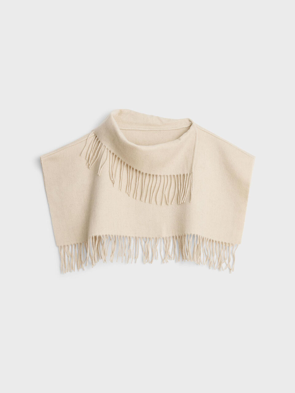 Turtla wool fringe bib Turtla wool fringe bib