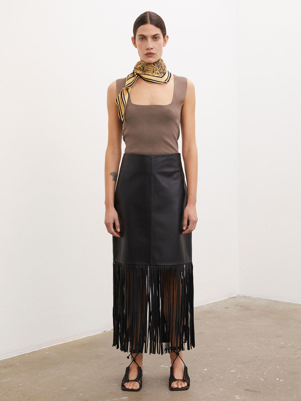 Davidia leather skirt Davidia leather skirt
