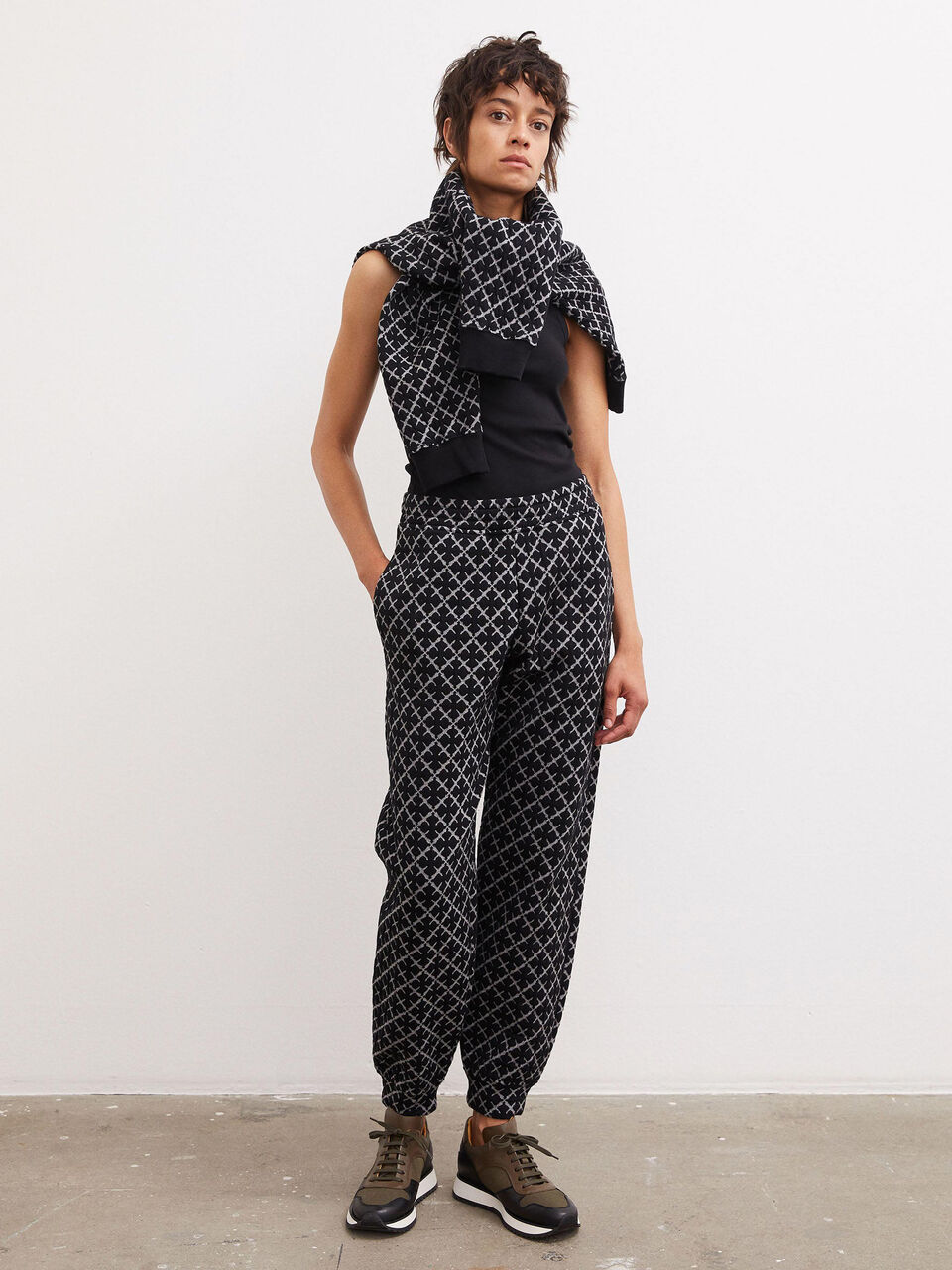 Miano jacquard sweatpants Miano jacquard sweatpants