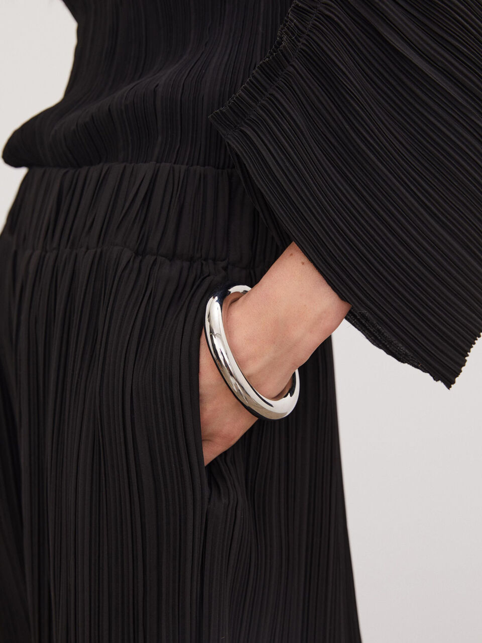 Letita recycled plissé trousers Letita recycled plissé trousers