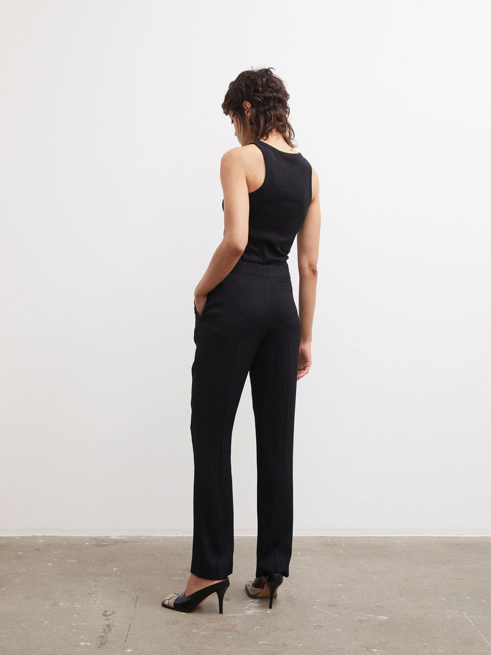 Clint jacquard trousers Clint jacquard trousers