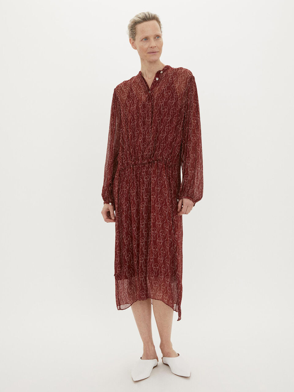 Georgette-Kleid Georgette-Kleid