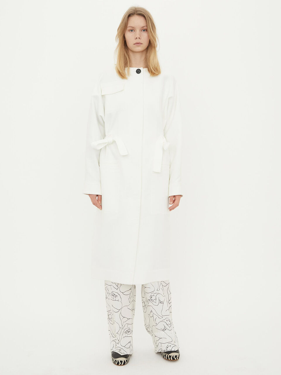Tie-belt coat Tie-belt coat
