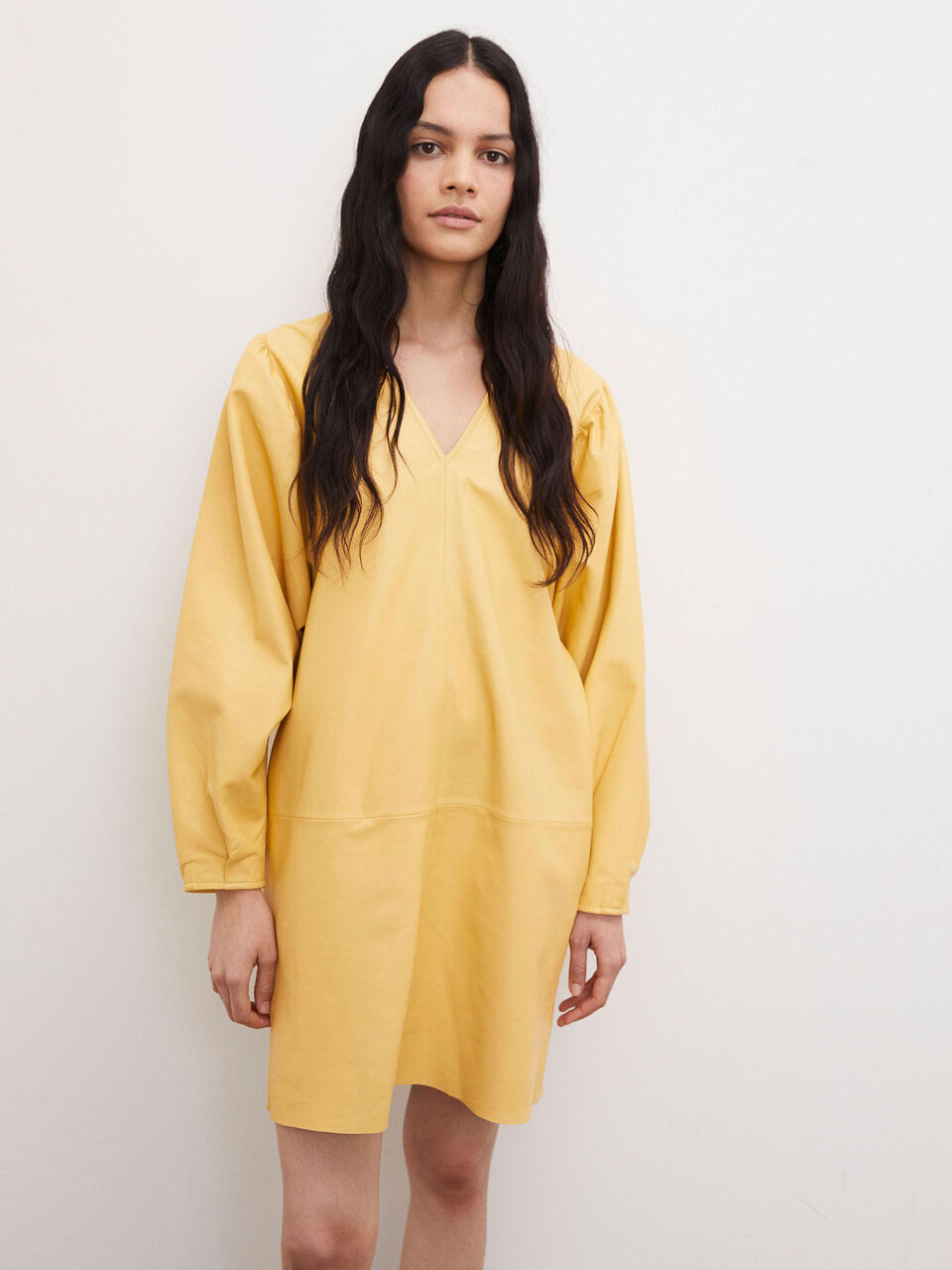 Diosma leather midi dress Diosma leather midi dress