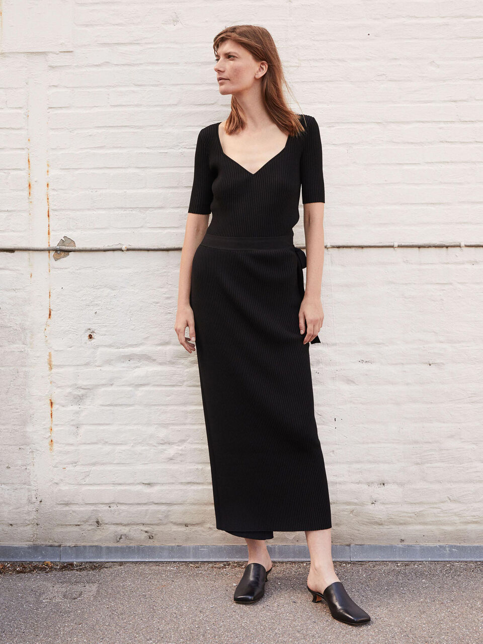 Fauris ribbed-knit skirt Fauris ribbed-knit skirt