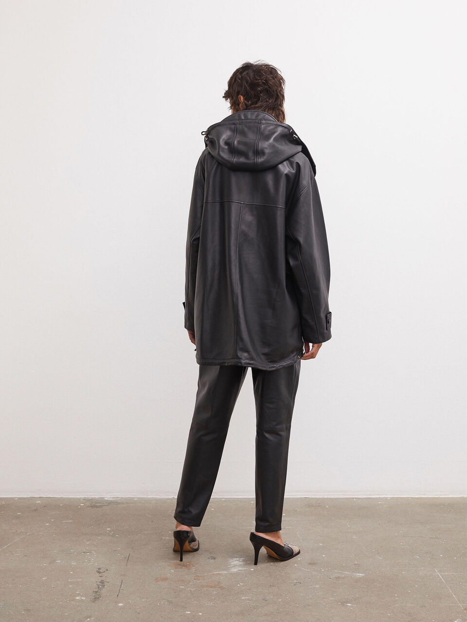 Brazoria leather parka Brazoria leather parka