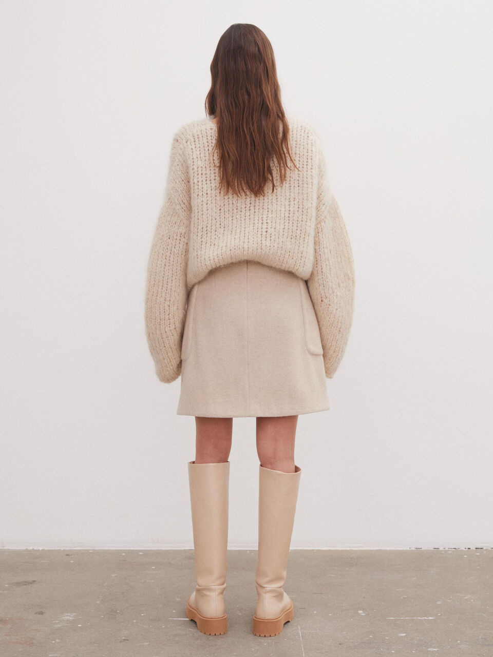 Vestling wool-blend skirt Vestling wool-blend skirt