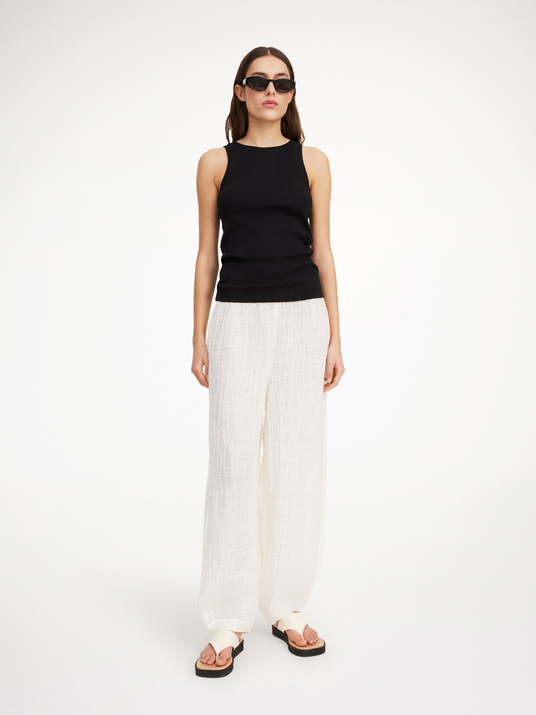 Pantalon lin bio outlet