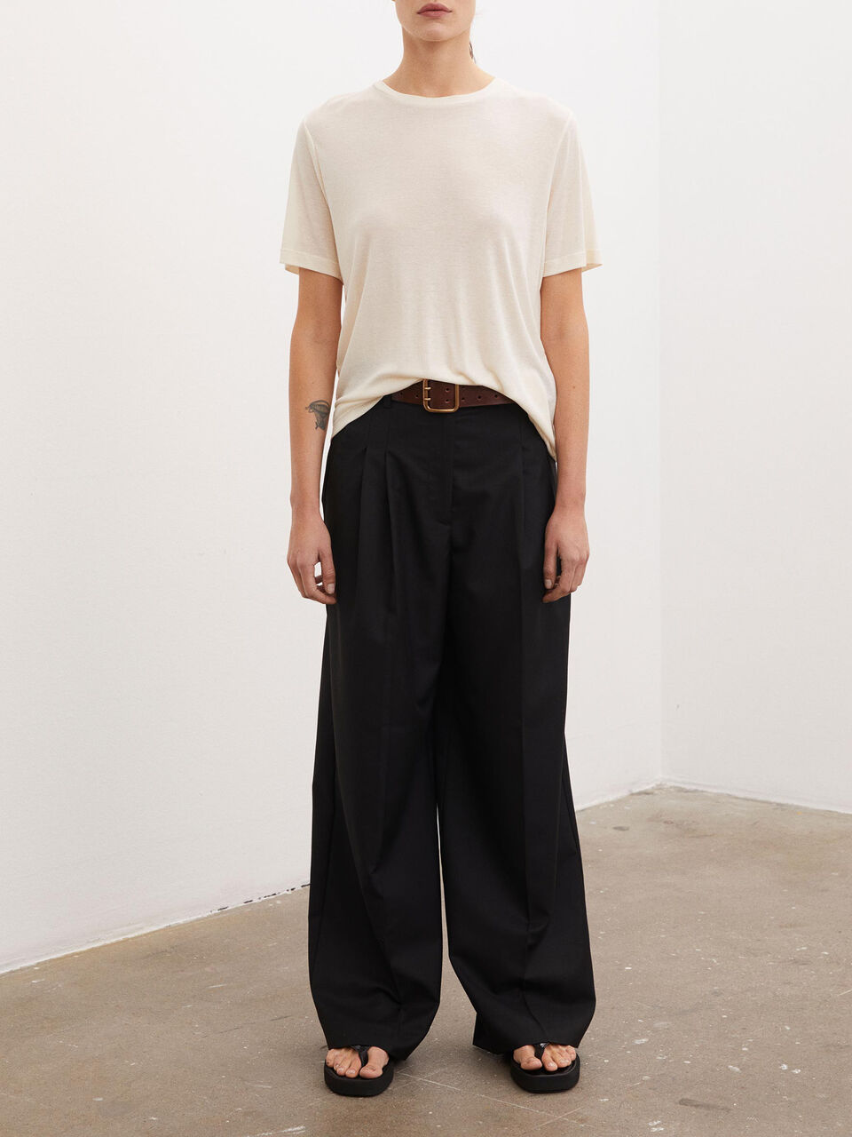 Aleah cotton-blend T-shirt Aleah cotton-blend T-shirt