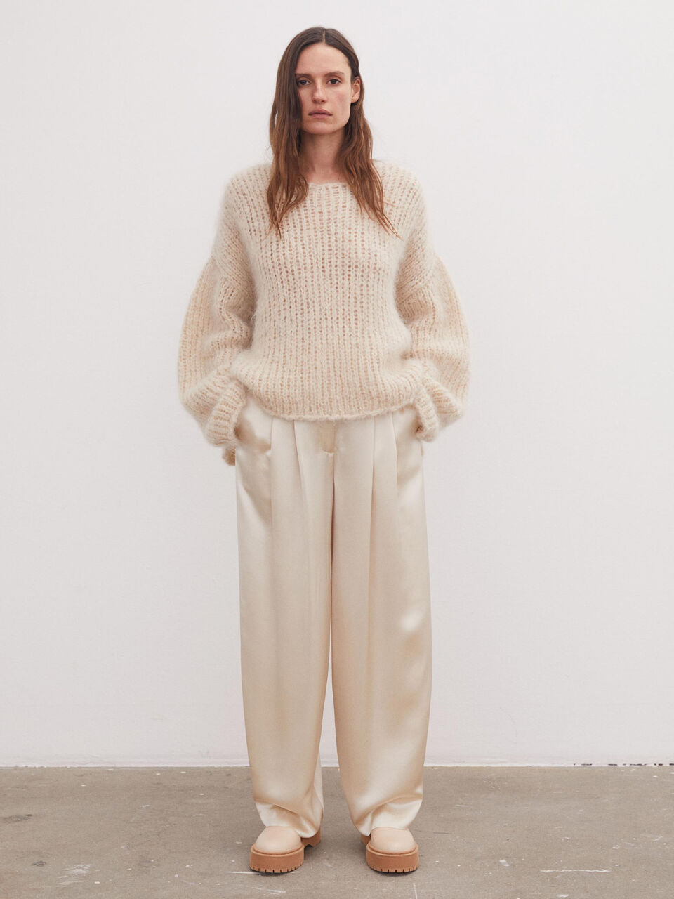 Vibeca mohair-blend sweater Vibeca mohair-blend sweater