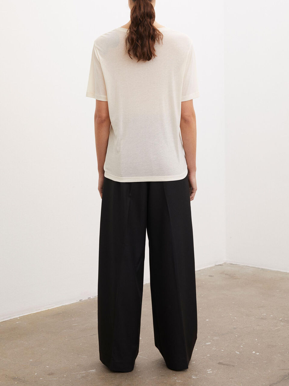 Aleah cotton-blend T-shirt Aleah cotton-blend T-shirt