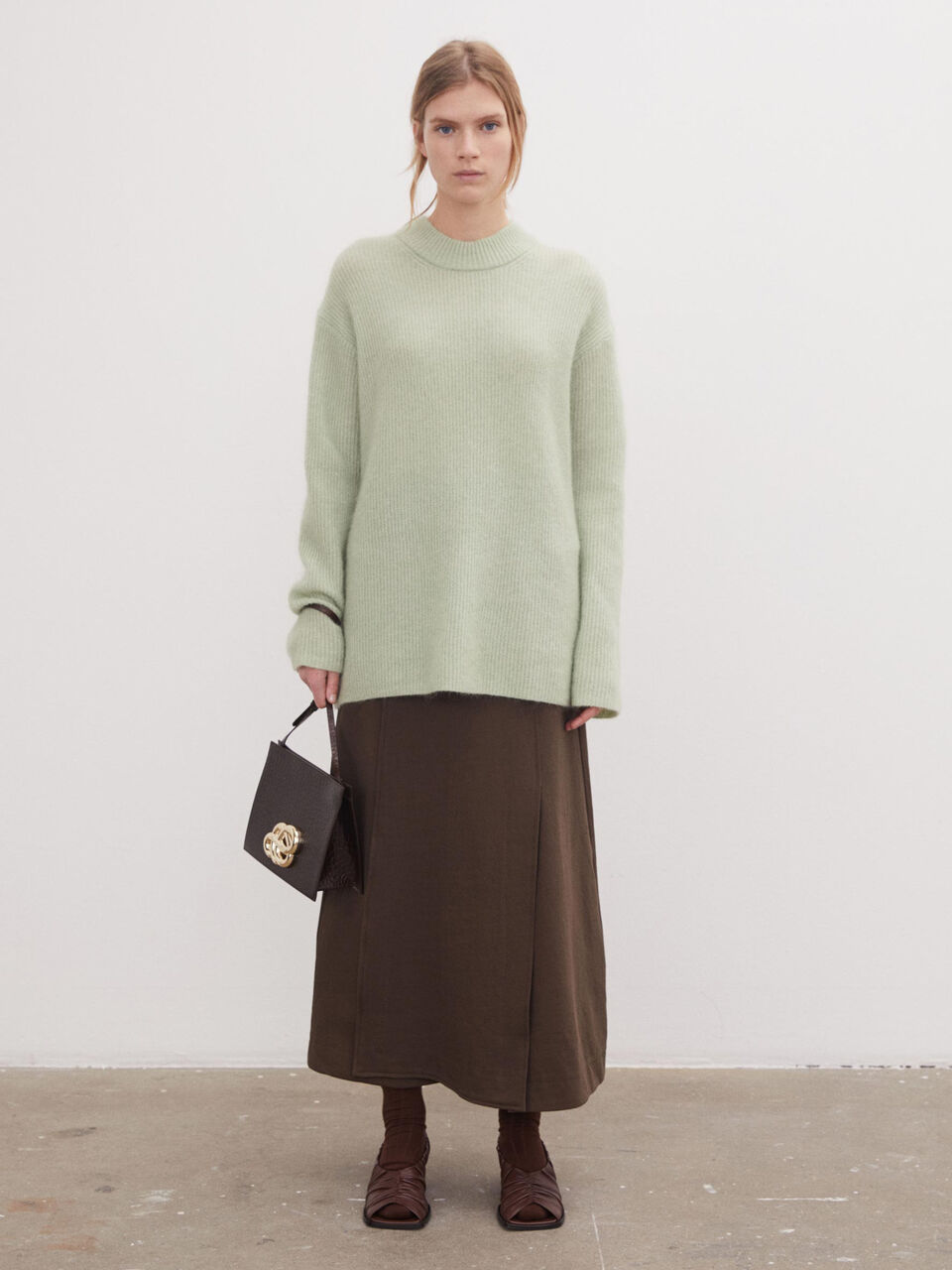Cirla oversized mohair-blend knit sweater Cirla oversized mohair-blend knit sweater