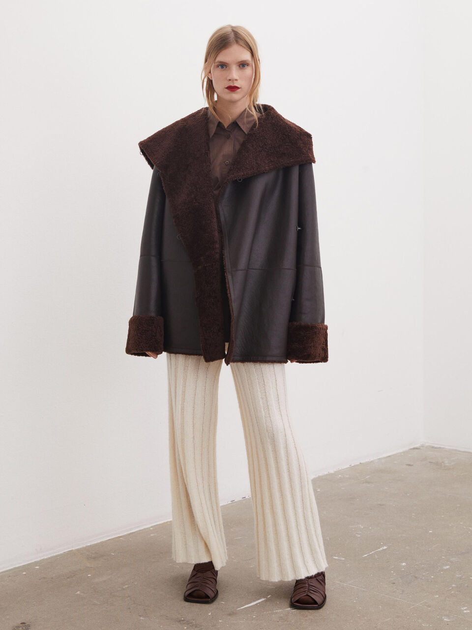 Hollyhock shearling coat Hollyhock shearling coat