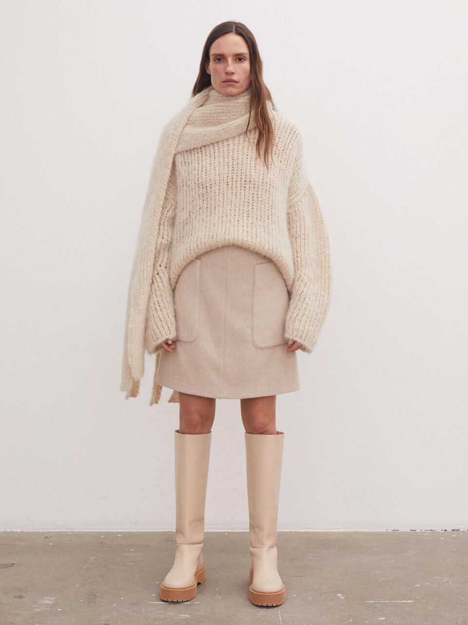 Vestling wool-blend skirt Vestling wool-blend skirt