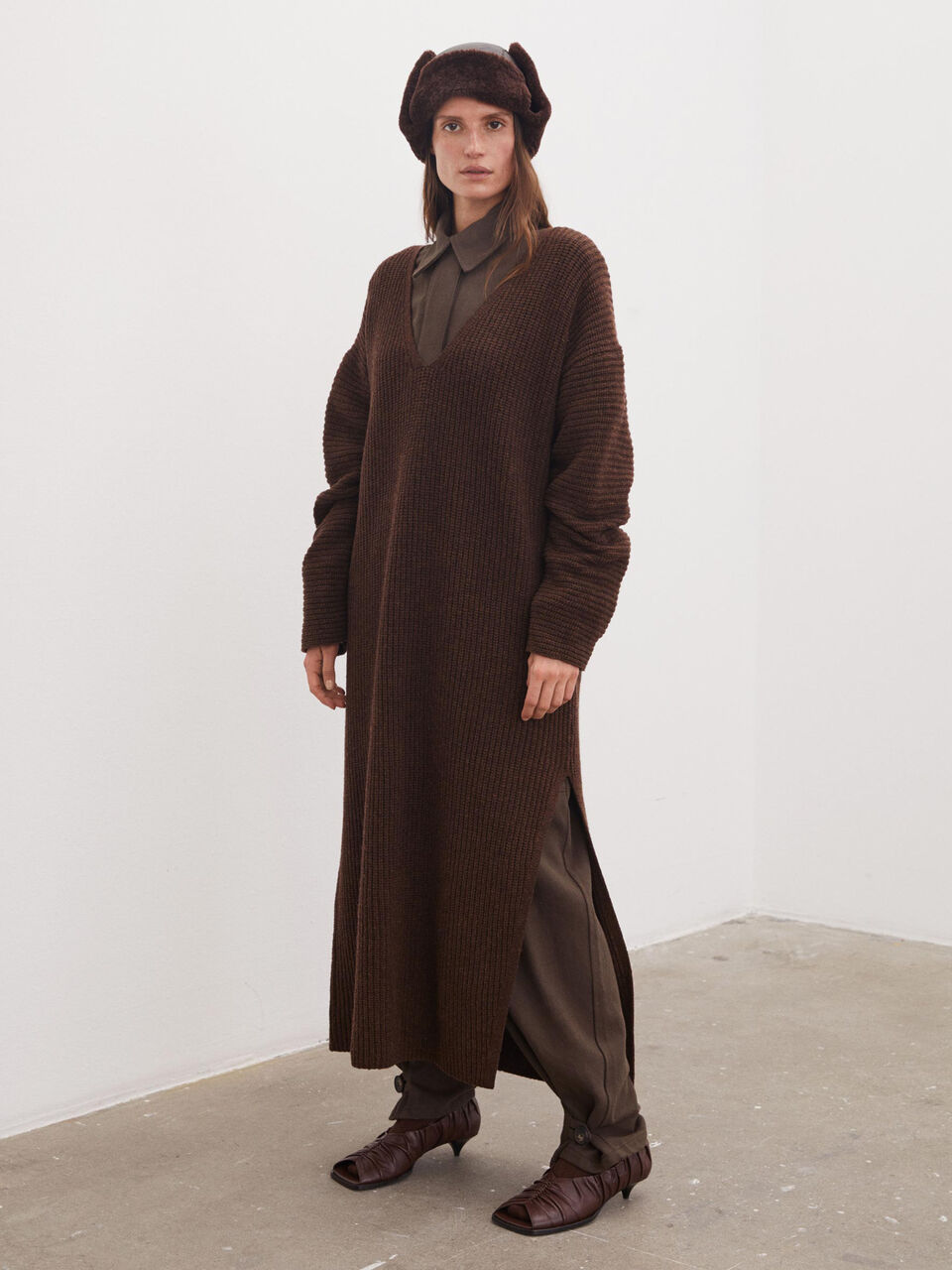 Favine wool rib dress Favine wool rib dress