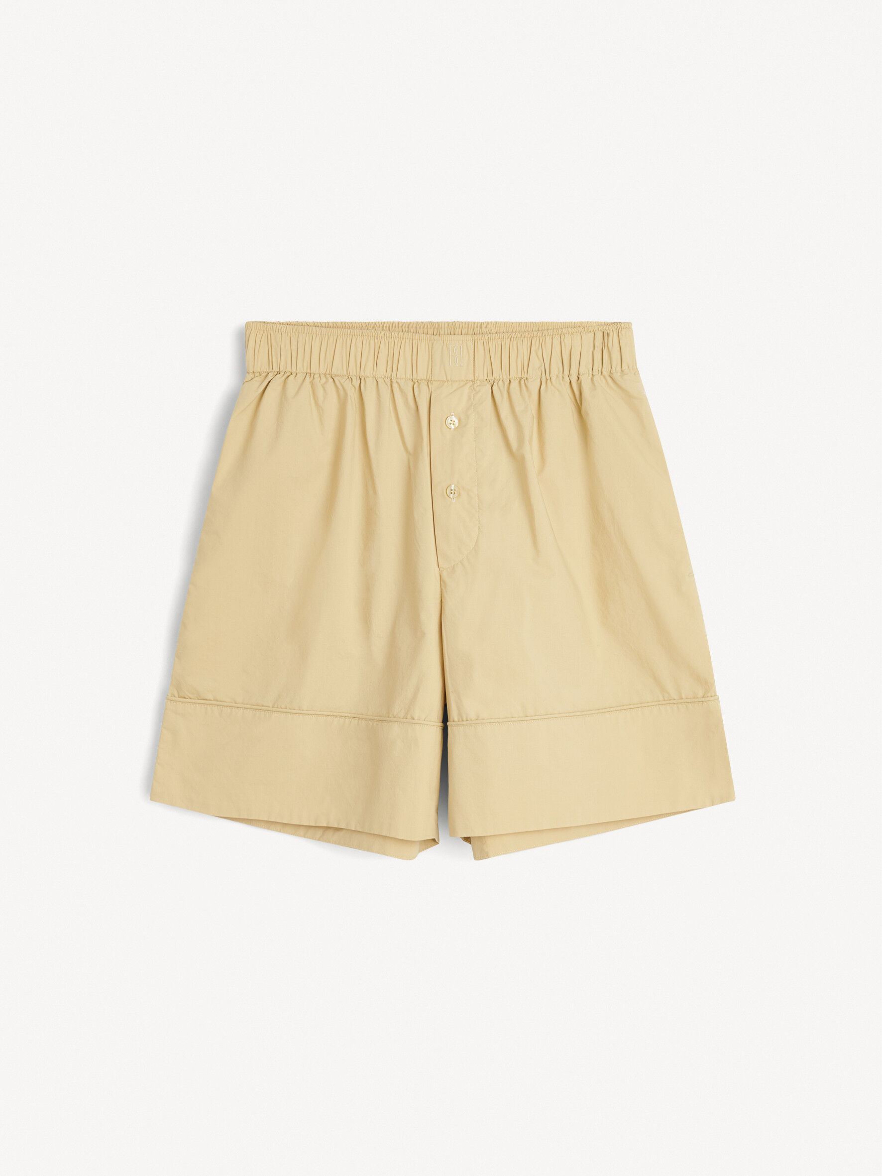 Cotton shorts elastic waist online