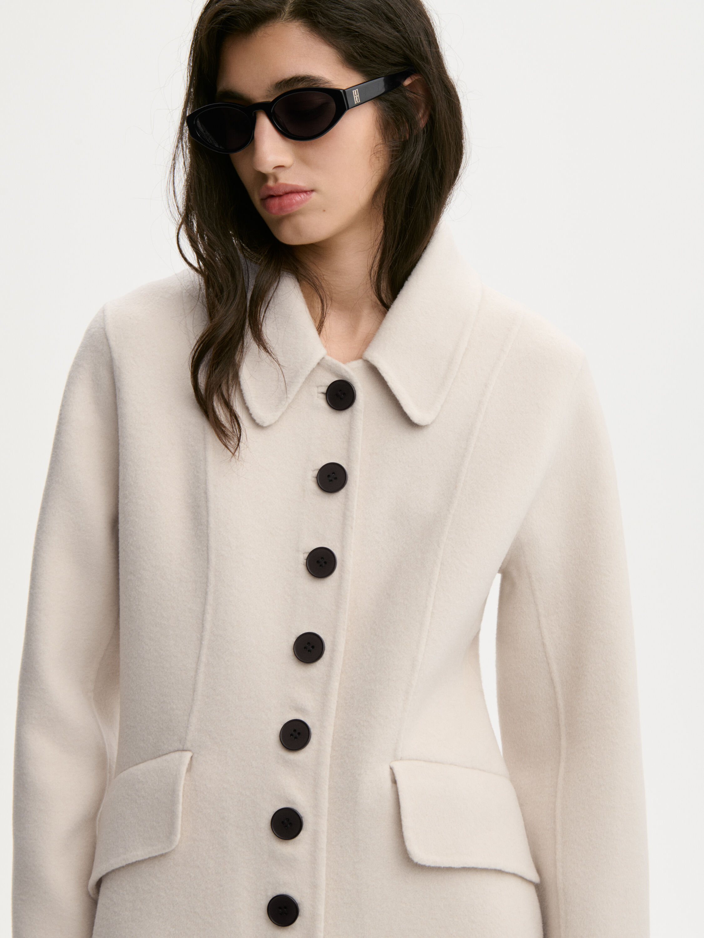 Magdalena wool coat